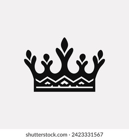 Celtic crown icon - Simple Vector Illustration