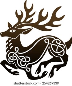 Celtic deer stag