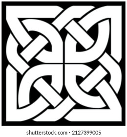 Celtic Design Elements Set. Celtic knots patterns. Vector.