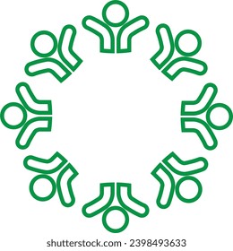 Celtic double cross shape made of intertwined color mobius stripes