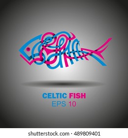 Celtic fish (vector)
