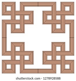 Celtic frame, border pattern - vector - Vector