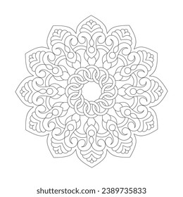 Celtic Geometric Glee coloring book mandala page for kdp book interior, Ability to Relax, Brain Experiences, Harmonious Haven, Peaceful Portraits, Blossoming Beauty mandala design.