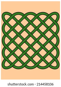 Celtic green knots