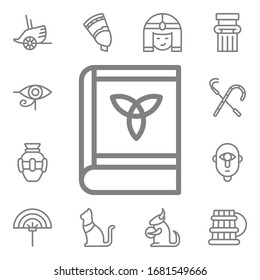 Celtic icon. Mythology icons universal set for web and mobile