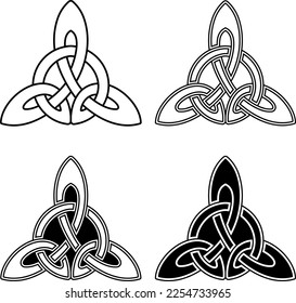 Celtic Love Knot Vector Stock Vector (Royalty Free) 1069164041