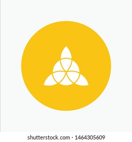 Celtic, Ireland, Flower. Vector Icon Template background