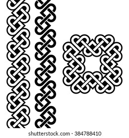 Celtic Irish knots, braids and patterns  