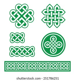 Celtic Irish patterns and braids - St Patrick's Day