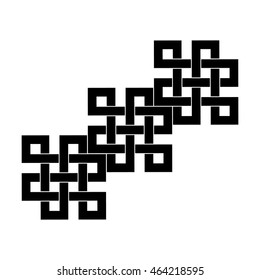 Celtic Irish patterns and braids - vector
