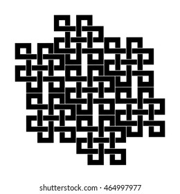 Celtic Irish patterns and braids - vector