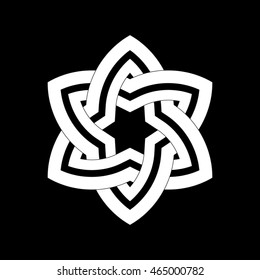 Celtic Irish patterns and braids - vector