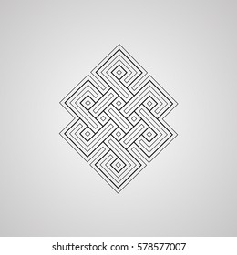 Celtic Irish Patterns Braids Vector Stock Vector (Royalty Free ...