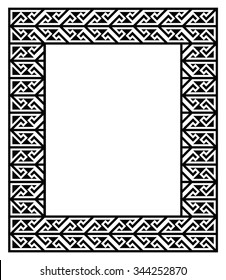 Celtic Key Pattern - frame, border