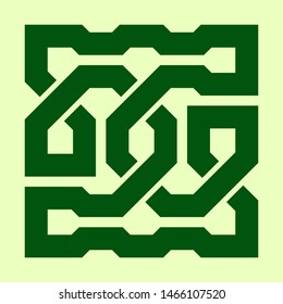 Celtic knot. Abstract ornament. Vector illustration.
