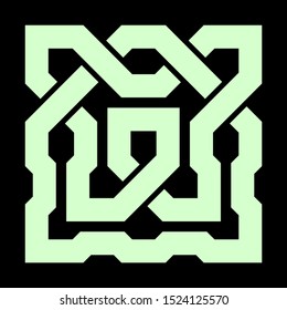 Celtic knot. Abstract ornament. Vector illustration.