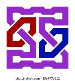 Celtic knot. Abstract ornament. Vector illustration.