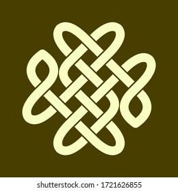Celtic knot. Abstract ornament. Vector illustration.