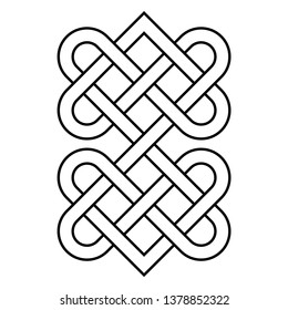 Celtic Knot - Beautiful Celtic knot design isolated on white background