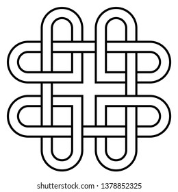 Celtic Knot - Beautiful Celtic knot design isolated on white background