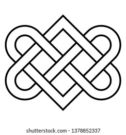 Celtic Knot - Beautiful Celtic knot design isolated on white background