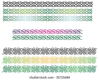 Celtic knot borders - seamless