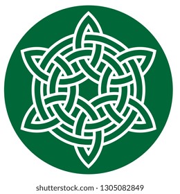 celtic knot in circle