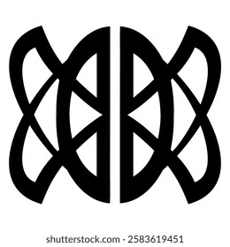 Celtic Knot Design. Abstract and vector logo.