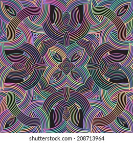 celtic knot doily round lace floral pattern card, circle, mandala, amulet 