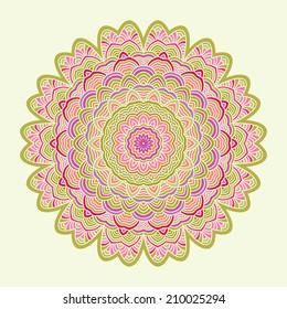 celtic knot doily round lace floral pattern card, circle, mandala, amulet ,