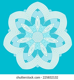 celtic knot doily round lace pattern, circle, mandala, amulet 
