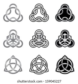 Celtic Knot Elements.
Patterns, models and templates.