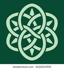 Tatuagem de flor de nó celta simbolizar