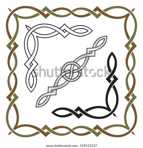 Celtic Knot
Frame, Corner and Divider
Elements