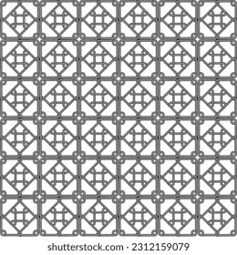 celtic knot georgian style seamless pattern. vector illustration. 