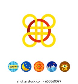 Celtic knot icon