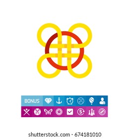Celtic knot icon