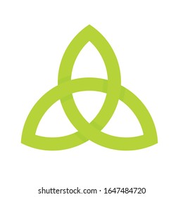 Celtic knot icon, Saint patrick's day related vector illustration