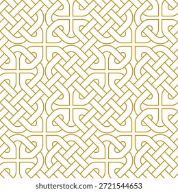 Celtic Knot Line Art featuring Anglo-Saxon and Norse Interwoven Designs.