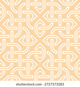 Keltisches Knotenmuster aus verflochtenem geknotetem Seil im nahtlosen nordischen Design, auf endlosem Hintergrund verflochtener angelsächsischer Knoten.