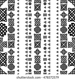 Celtic knot seamless pattern