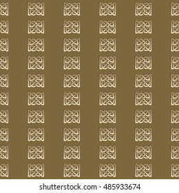 Celtic knot seamless pattern