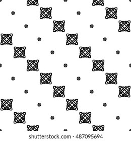 Celtic knot seamless pattern