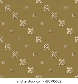 Celtic knot seamless pattern