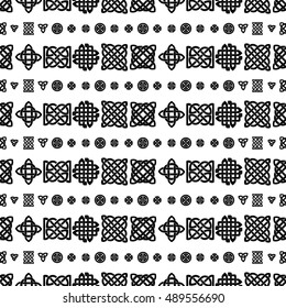 Celtic knot seamless pattern