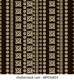 Celtic knot seamless pattern