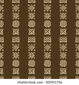 Celtic knot seamless pattern