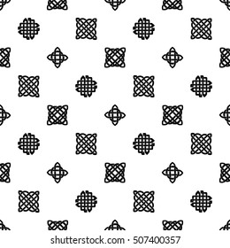 Celtic knot seamless pattern