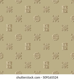 Celtic knot seamless pattern