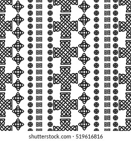 Celtic knot seamless pattern